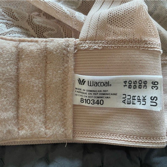 Lace Wacol wire free bra size 36 C - Picture 3 of 3